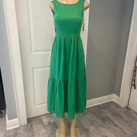 New Sincerely Jules Green Dress small - Picture 4 of 6